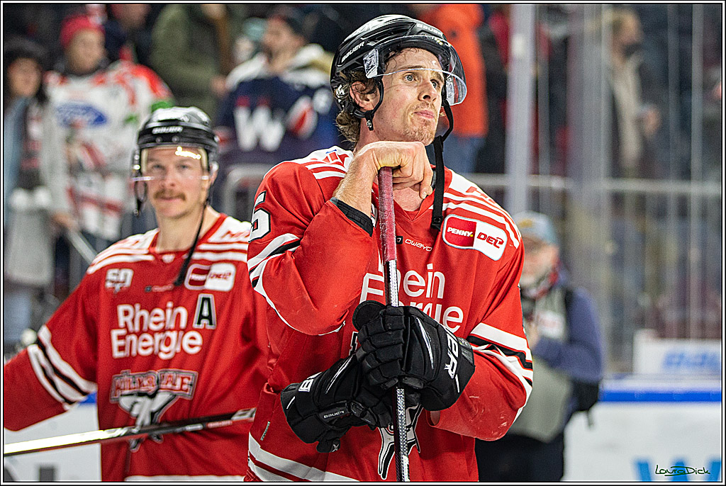 PENNY DEL; Koelner Haie- Duesseldorfer EG; Koeln, 16.12.2022